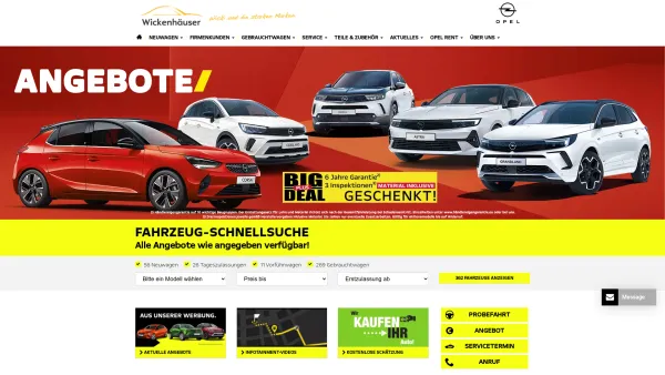 Website Screenshot: Autohaus Loisachtal GmbH & Co. KG - Autohaus Wickenhäuser - Ihr Opel Vertragspartner in München - Date: 2023-06-20 10:39:18