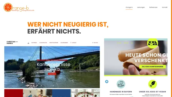 Website Screenshot: Orange-b Webdesign und Grafik - Orange-b Webdesign, Fotografie und Grafik Bad Abbach-Regensburg - Orange-b - Date: 2023-06-20 10:39:18