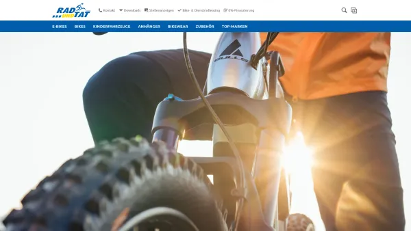 Website Screenshot: Rad & Tat - Bikes & E-Bikes in Aalen | Rad und Tat Haubner - Date: 2023-06-20 10:39:18