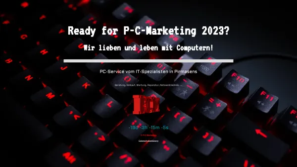 Website Screenshot: P-C-Marketing - P-C-Marketing - PC-Service vom IT-Spezialisten in Pirmasens - Date: 2023-06-20 10:39:18