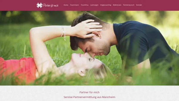 Website Screenshot: Partner für mich - Partnervermittlung Marion Bressler Mannheim - Date: 2023-06-20 10:39:25