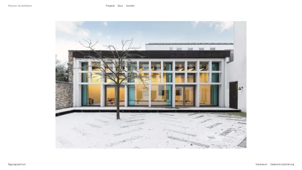 Website Screenshot: Patzner Architekten - Patzner Architekten - Date: 2023-06-20 10:39:25