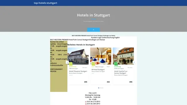 Website Screenshot: BEST WESTERN PREMIER Hotel Park Consul Köln - BEST WESTERN PREMIER Hotel Park Consul Stuttgart Esslingen am Neckar - Date: 2023-06-20 10:39:25