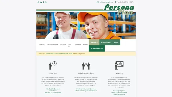 Website Screenshot: PersonaPlan Gesellschaft für Personalplanung mbH - Über uns | PersonaPlan GmbH - Date: 2023-06-20 10:39:31