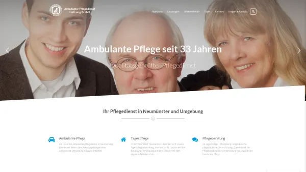 Website Screenshot: Ambulanter Pflegedienst Hellrung GmbH - Startseite - Ambulanter Pflegedienst Hellrung GmbH - Date: 2023-06-20 10:39:31