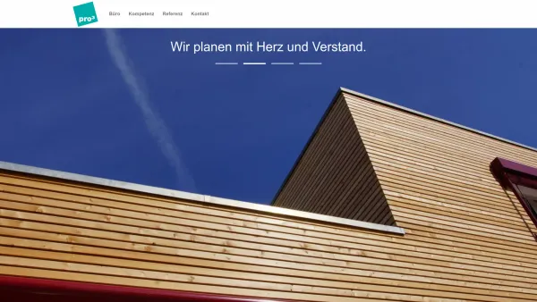Website Screenshot: Planungsbüro PRO 3 · Martin Meier Kronfeldt - Pro3 Planungsbüro - Home - Date: 2023-06-20 10:39:37