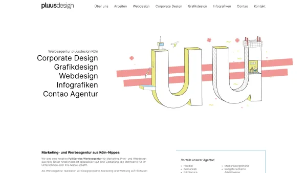 Website Screenshot: pluusdesign GmbH Werbeagentur - Werbeagentur Köln - pluusdesign GmbH - Date: 2023-06-20 10:42:20