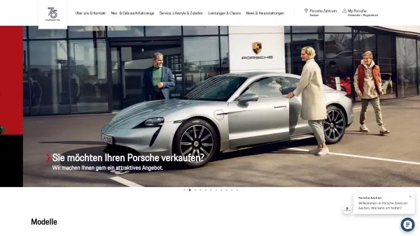 Website Screenshot: Porsche Zentrum Aachen -  Ihr Porsche-Partner  der Region Köln · Bonn · Aachen - Herzlich willkommen » Porsche Zentrum Aachen - Date: 2023-06-20 10:39:37
