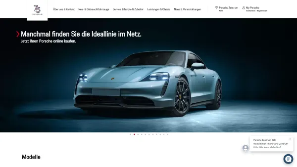Website Screenshot: Porsche Zentrum Köln Ihr Porsche-Partner der Region Köln · Bonn · Aachen - Herzlich willkommen » Porsche Zentrum Köln - Date: 2023-06-20 10:39:37