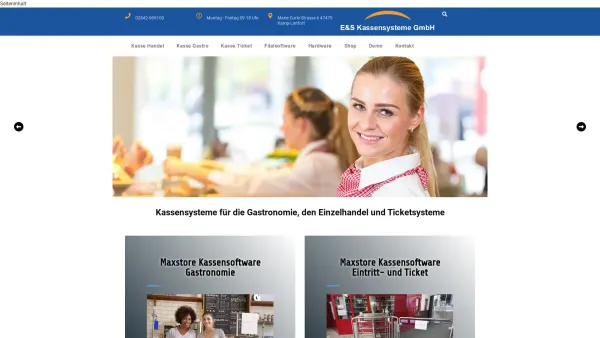 Website Screenshot: E+S Kassensysteme Kassensoftware - e-s-kassensysteme - Date: 2023-06-20 10:39:37
