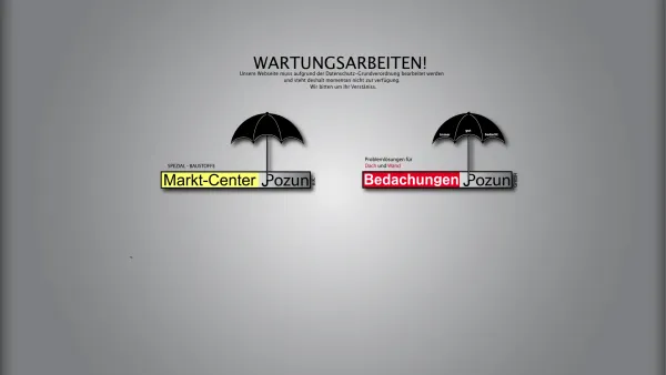 Website Screenshot: Pozun Bedachungen GmbH - Markt-Center & Bedachungen Pozun - Date: 2023-06-20 10:39:37
