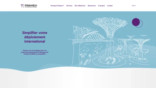 Website Screenshot: Natexis Pramex Deutschland GmbH - Pramex accompagne le développement international de votre entreprise - Date: 2023-06-20 10:39:37