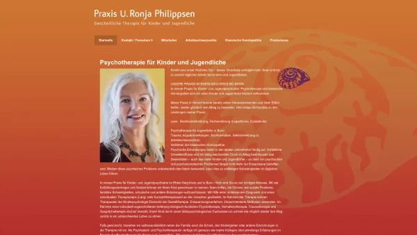 Website Screenshot: Praxis U. Ronja Philippsen - Psychotherapie für Kinder und Jugendliche im Rhein-Sieg-Kreis und Bonn – Eine weitere WordPress-Website - Date: 2023-06-20 10:42:20