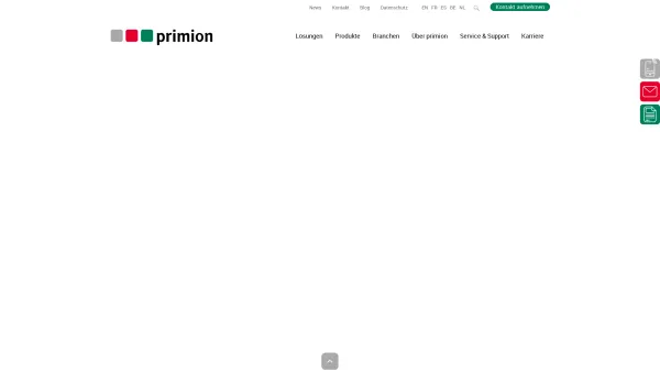 Website Screenshot: primion Technology GmbH - Beste Sicherheitstechnik für Unternehmen & Behörden - primion - Date: 2023-06-20 10:42:20