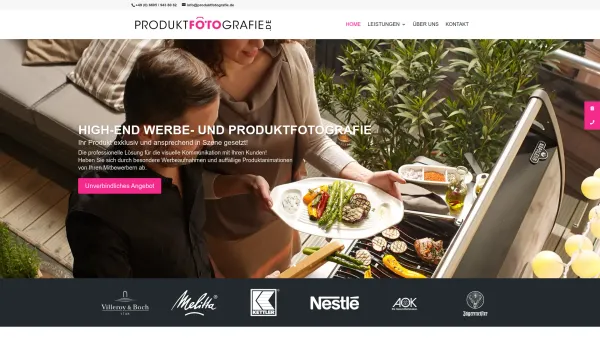 Website Screenshot: Produktfotografie - Werbefotografie – so werden Produkte präsentiert! - Date: 2023-06-20 10:39:42