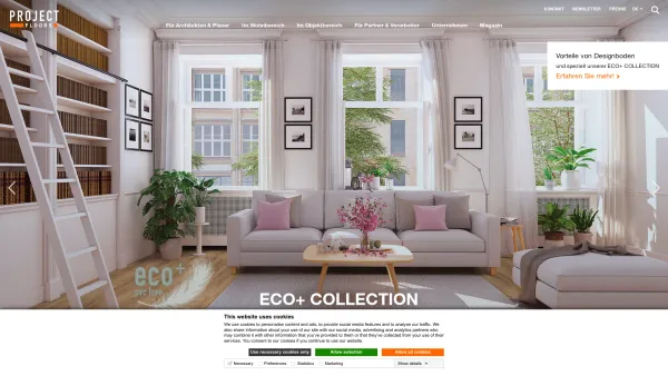 Website Screenshot: PROJECT FLOORS GmbH - Designboden entdecken | PROJECT FLOORS GmbH - Date: 2023-06-20 10:39:42