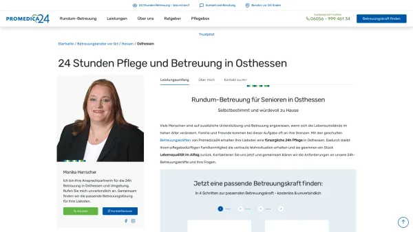 Website Screenshot: PROMEDICA PLUS Osthessen - 24h Pflege in Osthessen | Promedica24 - Date: 2023-06-20 10:42:22