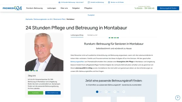 Website Screenshot: PROMEDICA PLUS Montabaur - 24h Pflege in Montabaur | Promedica24 - Date: 2023-06-20 10:42:23