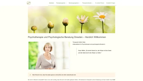 Website Screenshot: Praxis Kathrin Nake Dresden - Praxis Psychologische Beratung und Psychotherapie Dresden - Date: 2023-06-20 10:42:23