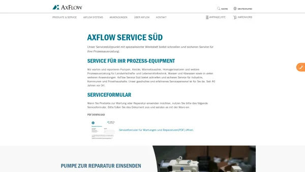 Website Screenshot: Elektro Karrer GmbH · KSB-Pumpenpartner - Service Süd | AxFlow - Date: 2023-06-20 10:39:47