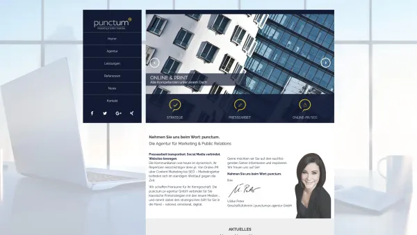 Website Screenshot: punctum pr-agentur GmbH - punctum pr-agentur GmbH l PR- und Marketing-Agentur in Düsseldorf - Date: 2023-06-20 10:39:47