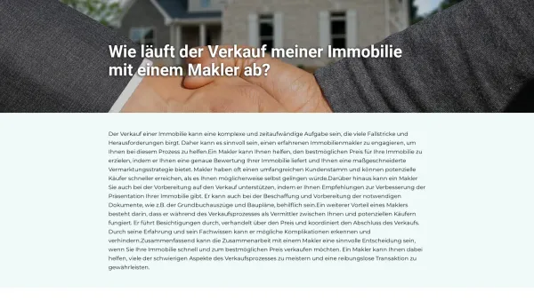 Website Screenshot: Dr. Klaus Hying Consulting - Wie läuft der Verkauf meiner Immobilie mit einem Makler ab? - Date: 2023-06-20 10:39:47