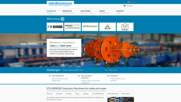 Website Screenshot: QUEINS Machines GmbH - Machines to manufacture cable and rope | QUEINS - Date: 2023-06-20 10:39:47