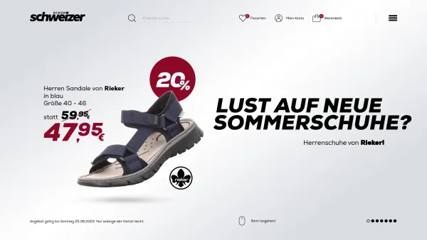 Website Screenshot: QUICK SCHUH Backnang - Schuh Schweizer | Mode & Qualität zum günstigsten Preis | Mode & Qualität zum günstigsten Preis - Date: 2023-06-20 10:39:47