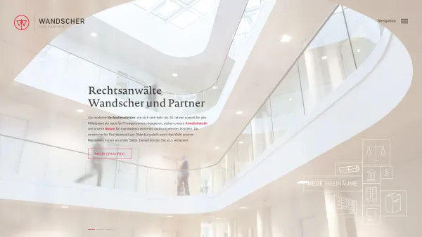Website Screenshot: Wandscher & Partner -  Rechtsanwälte und  Notare - Rechtsanwälte und Notare aus Oldenburg | Wandscher und Partner - Date: 2023-06-20 10:39:48