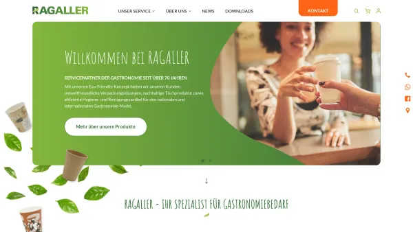 Website Screenshot: Ragaller GmbH & Co KG - Ragaller: Ihr Gastronomiebedarf-Spezialist - Date: 2023-06-20 10:39:52