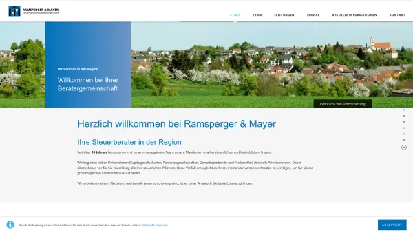 Website Screenshot: Ramsperger & Mayer Steuerberatungsgesellschaft mbH - Start - Ramsperger & Mayer - Date: 2023-06-20 10:39:52