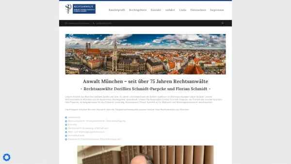 Website Screenshot: Rechtsanwälte Dorilies Schmidt-Paepcke Florian Schmidt - Anwalt München | Erbrecht Mietrecht Rechtsanwälte Schmidt, Schmidt-Paepcke - Date: 2023-06-20 10:39:52