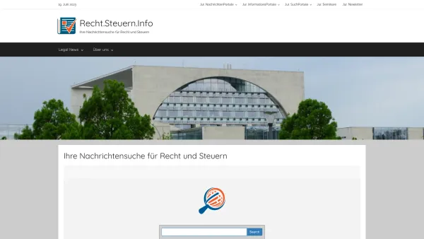 Website Screenshot: Steuerberatung Broeckmann - Recht.Steuern.Info - Ihre Nachrichtensuche für Recht und Steuern - Date: 2023-06-20 10:39:52