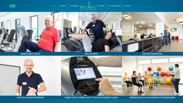 Website Screenshot: Rehamed Heidelberg - Rehamed Heidelberg - Physiotherapie & Ergotherapie - Date: 2023-06-20 10:39:57