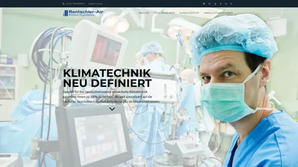 Website Screenshot: Rentschler-Air - KLIMATECHNIK NEU DEFINIERT - Rentschler-Air - Date: 2023-06-20 10:42:23