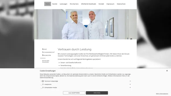 Website Screenshot: Renz-Jurisch-Hellmich-Schuhknecht Rechtsanwälte & Steuerberater - Renz und Kollegen in Stuttgart - Home - Date: 2023-06-20 10:39:57
