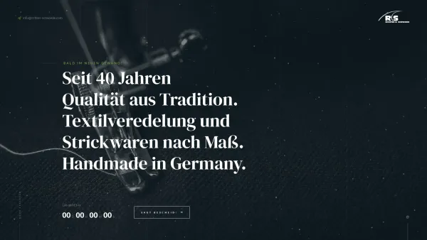 Website Screenshot: RICHTER & SCHWIEDE -  Strickwarenherstellung · Stickerei - RS Richter & Schwiede - Date: 2023-06-20 10:40:02