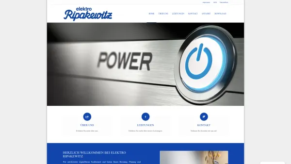 Website Screenshot: Elektro-Ripakewitz GmbH - Elektro Ripakewitz - Date: 2023-06-20 10:40:02