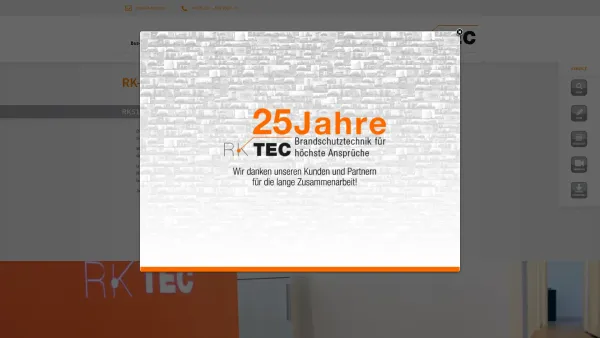 Website Screenshot: RK - TEC GmbH & Co. KG -  Das störungssichere  Bus-System zur Errichtung von Brandschutz- u. Entrauchungsanlagen - RK-Tec GmbH | RKS1000 Brandschutz-Bussystem - Date: 2023-06-20 10:40:02