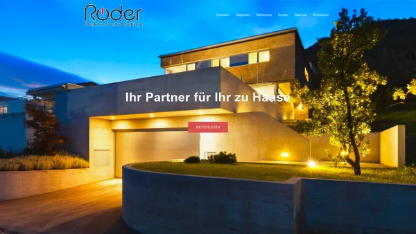 Website Screenshot: Röder Elektro GmbH - Roeder Elektro GmbH - Date: 2023-06-20 10:40:02