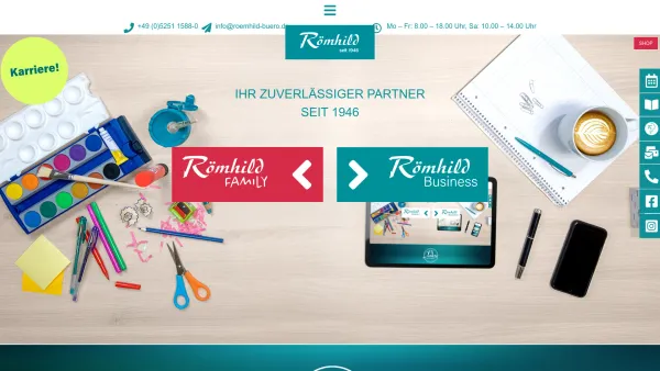 Website Screenshot: Römhild Kassensysteme - Startseite - Römhild Büro - Date: 2023-06-20 10:40:02