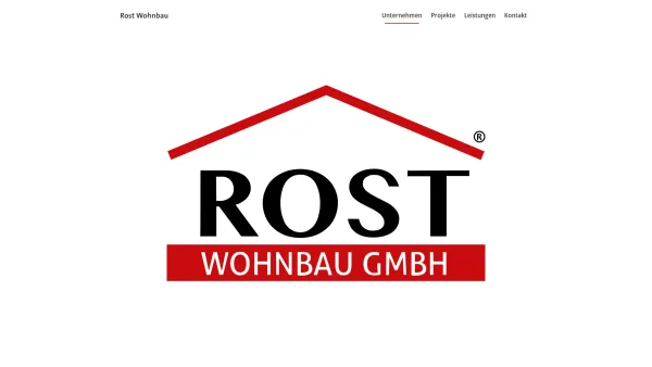 Website Screenshot: Rost Wohnbau GmbH - ROST-WOHNBAU - wir bauen Zuhause - Date: 2023-06-20 10:40:07