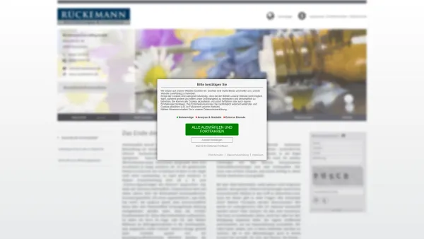 Website Screenshot: Rückemann Consulting GmbH -  Ihr Makler  für Versicherungen & Investment - Kundeninformation Rückemann Consulting GmbH - Date: 2023-06-20 10:40:08