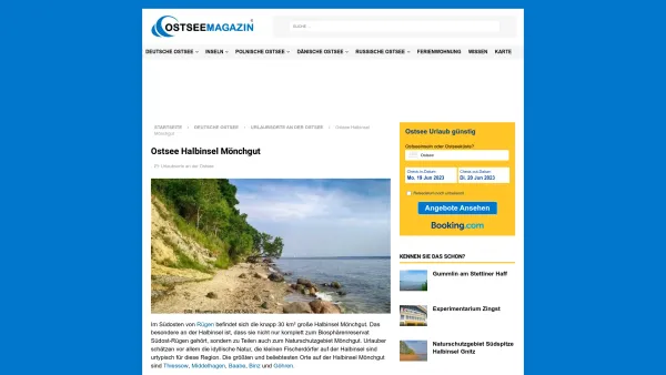 Website Screenshot: Reethaus Pension Familie Behling - Ostsee Halbinsel Mönchgut ☀️ Ostsee Magazin - Date: 2023-06-20 10:40:08