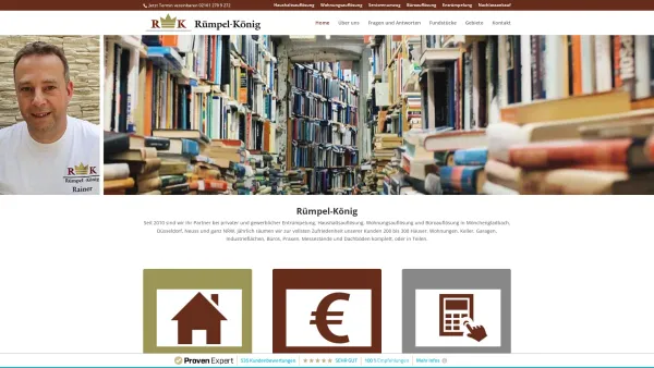Website Screenshot: Entrümpelungen und Haushaltsauflösungen vom Rümpel-König - Rümpel-König - Date: 2023-06-20 10:40:08