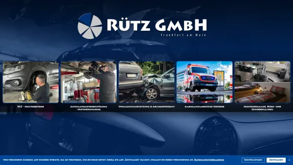 Website Screenshot: Rütz GmbH -  Ihr gewichtiges Team in Sachen  Autoveredelung - Rütz Gmbh - Date: 2023-06-20 10:40:08