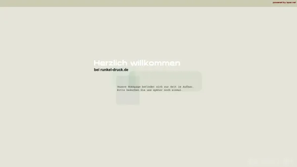 Website Screenshot: Runkel Druck - Herzlich willkommen bei runkel-druck.de - Date: 2023-06-20 10:40:11