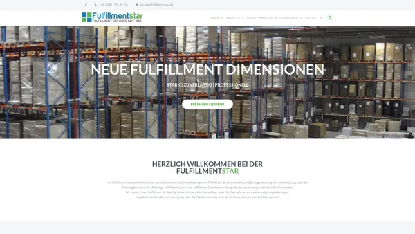 Website Screenshot: SAGA Fulfillment Solutions GmbH Der Partner für Lettershop und Fulfillment. - Fulfillment Star | Fulfillment Anbieter München | Fulfillment Dienstleister - Date: 2023-06-20 10:40:11