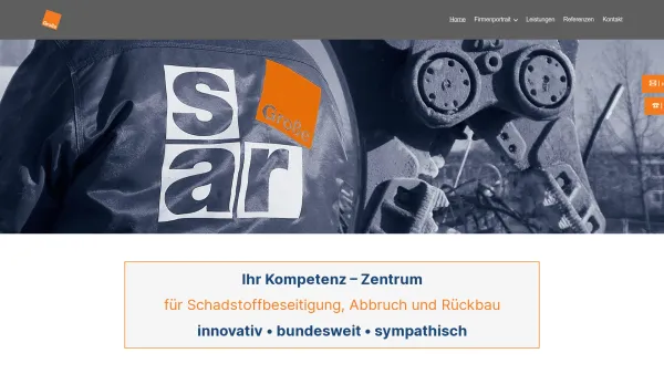 Website Screenshot: SAR Große - sar-grosse.de - Date: 2023-06-20 10:40:11