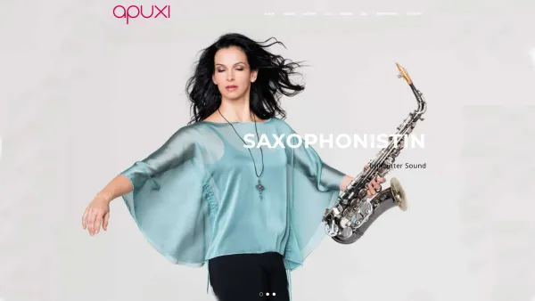 Website Screenshot: Saxophonistin ANGELA PUXI (Diplom Musikerin, Saxophon) - Saxophonistin - apuxi - Date: 2023-06-20 10:40:11